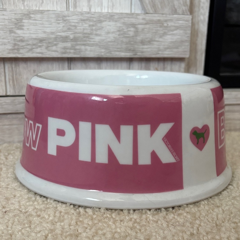 Victoria’s Secret PINK vintage dog bowl